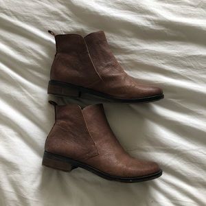 Lucky brand leather booties